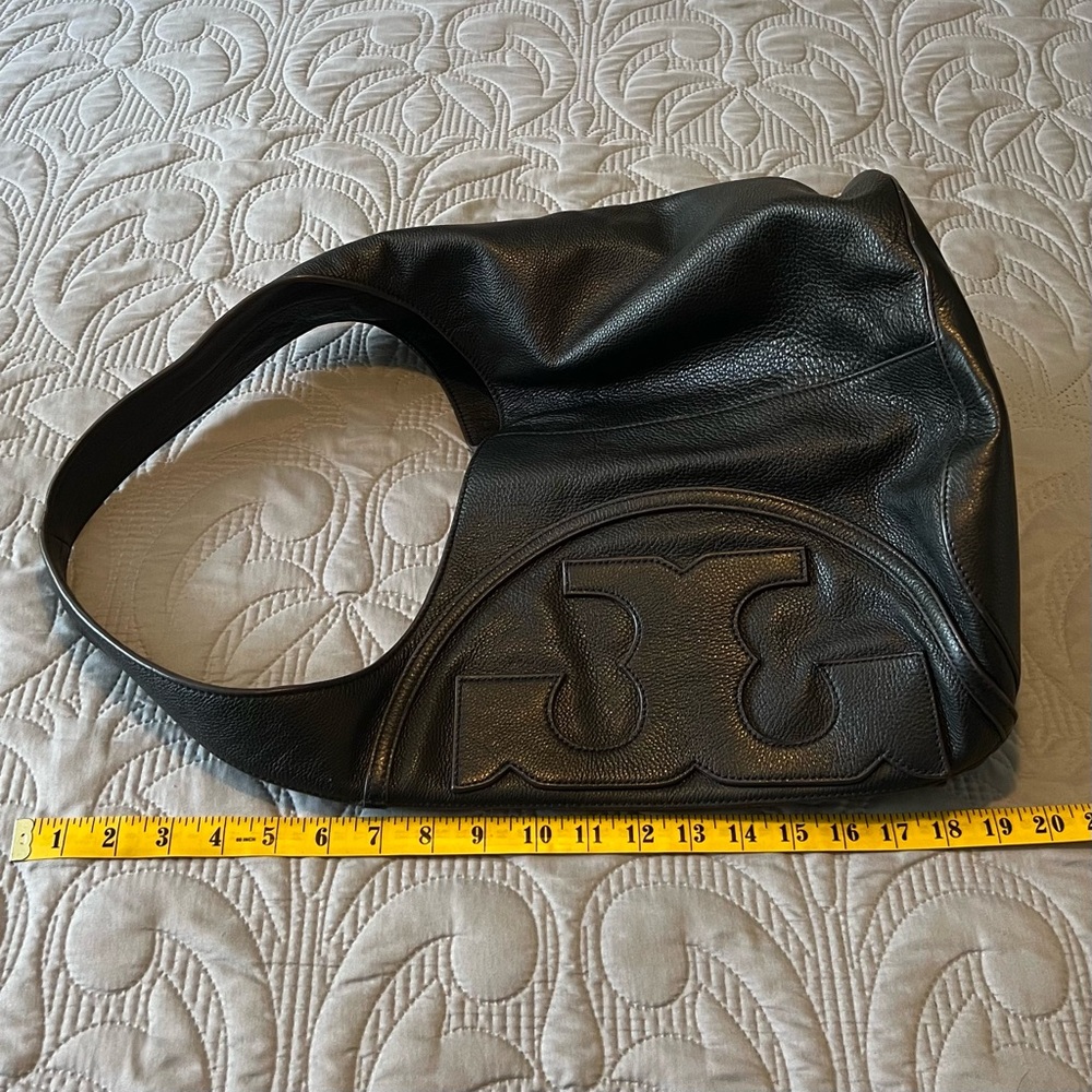 Tory Burch All T Pebble Leather Bag - Picture 7 of 9